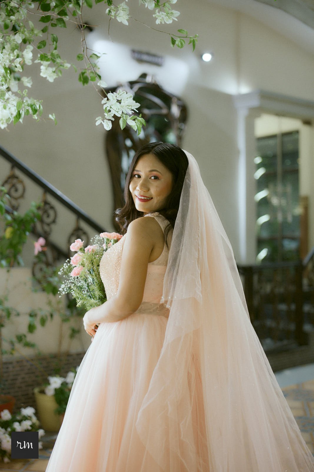 Christian Bride with a Bouquet